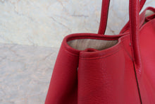 将图片加载到图库查看器，HERMES GARDEN PARTY ＰＭ Negonda leather Rouge casaque □Q刻印 Tote bag 800080197

