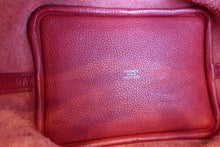Load image into Gallery viewer, HERMES PICOTIN LOCK PM Clemence leather Rouge piment T Engraving Hand bag 500090080
