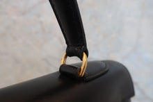 画像をギャラリービューアに読み込む, HERMES／エルメス ケリー32 ボックスカーフ ブラック 〇J刻印 ハンドバッグ 800030103
