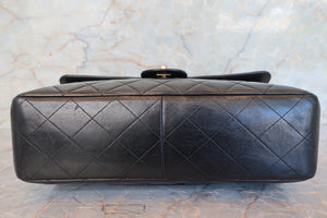 CHANEL Medium Matelasse single flap chain shoulder bag Lambskin Black/Gold hadware Shoulder bag 700100101