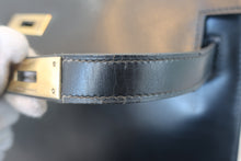 画像をギャラリービューアに読み込む, HERMES／エルメス ケリー32 ボックスカーフ ブラック 〇J刻印 ハンドバッグ 800030103
