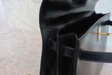 画像をギャラリービューアに読み込む, HERMES／エルメス ケリー32 ボックスカーフ ブラック 〇J刻印 ハンドバッグ 800030103
