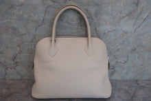 将图片加载到图库查看器，HERMES／BOLIDE 31 Clemence leather Craie A刻印 Shoulder bag 600090136
