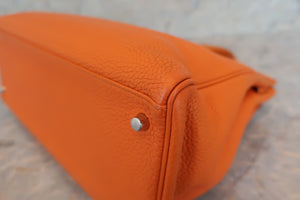 HERMES  KELLY 35 Clemence leather Orange □N刻印 Shoulder bag 700010136