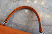 将图片加载到图库查看器，HERMES  KELLY 35 Clemence leather Orange □N刻印 Shoulder bag 700010136
