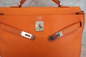 HERMES  KELLY 35 Clemence leather Orange □N刻印 Shoulder bag 700010136