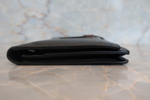 HERMES／エルメス ベアンスフレ ヴォーエプソン ブラック 財布 700050133