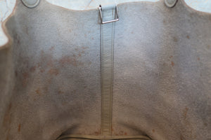 HERMES／エルメス ピコタンロックGM トリヨンクレマンス パールグレー □O刻印 ハンドバッグ 700030190