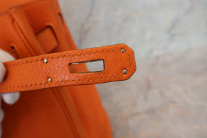 HERMES  KELLY 35 Clemence leather Orange □N刻印 Shoulder bag 700010136