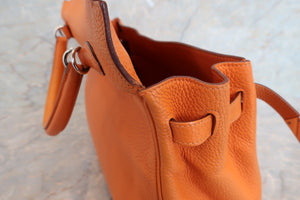 HERMES  KELLY 35 Clemence leather Orange □N刻印 Shoulder bag 700010136