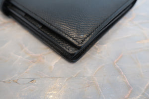 HERMES／エルメス ベアンスフレ ヴォーエプソン ブラック 財布 700050133