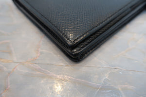 HERMES／エルメス ベアンスフレ ヴォーエプソン ブラック 財布 700050133