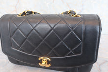 将图片加载到图库查看器，CHANEL/香奈儿 戴妃 CF 链条包 羊皮 Black/Gold hadware(黑色/金色金属) 肩背包 600080046
