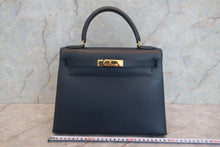 画像をギャラリービューアに読み込む, HERMES／エルメス ケリー28 クシュベル ネイビー 〇Y刻印 ショルダーバッグ 700120222

