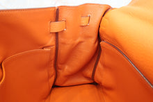 将图片加载到图库查看器，HERMES  KELLY 35 Clemence leather Orange □N刻印 Shoulder bag 700010136
