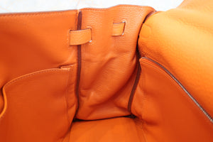 HERMES  KELLY 35 Clemence leather Orange □N刻印 Shoulder bag 700010136