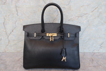 Load image into Gallery viewer, HERMES BIRKIN 35 Ardennes leather Black 〇Y Engraving Hand bag 700110153
