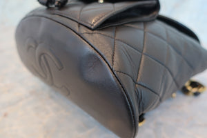 CHANEL/シャネル マトラッセチェーンリュック ラムスキン ブラック/ゴールド金具 リュック 700090056