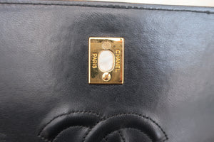 CHANEL/シャネル マトラッセチェーンショルダーバッグ ラムスキン ブラック/ゴールド金具 ショルダーバッグ 700060231
