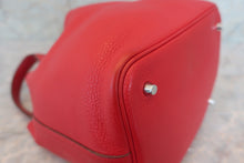 Load image into Gallery viewer, HERMES PICOTIN LOCK MM Clemence leather Rouge casaque □P Engraving Hand bag 600060150
