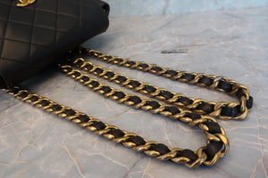 CHANEL/シャネル マトラッセチェーンリュック ラムスキン ブラック/ゴールド金具 リュック 700090056