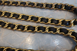 CHANEL/シャネル マトラッセチェーンリュック ラムスキン ブラック/ゴールド金具 リュック 700090056