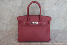 Load image into Gallery viewer, HERMES BIRKIN 30 Clemence leather Bois de rose □O Engraving Hand bag 600090128
