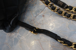 CHANEL/シャネル マトラッセチェーンリュック ラムスキン ブラック/ゴールド金具 リュック 700090056