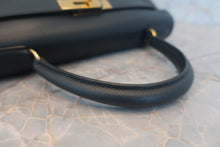 画像をギャラリービューアに読み込む, HERMES／エルメス ケリー28 クシュベル ネイビー 〇Y刻印 ショルダーバッグ 700120222
