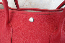 將圖片載入圖庫檢視器 HERMES／エルメス ガーデンパーティPM ネゴンダ ルージュカザック T刻印 トートバッグ 700030051
