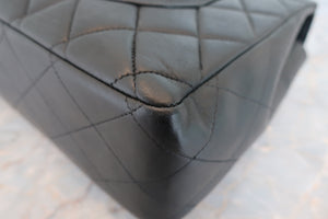 CHANEL/シャネル 中マトラッセシングルフラップチェーンショルダーバッグ ラムスキン ブラック/ゴールド金具 ショルダーバッグ 700060269