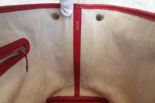 將圖片載入圖庫檢視器 HERMES／エルメス ガーデンパーティPM ネゴンダ ルージュカザック T刻印 トートバッグ 700030051

