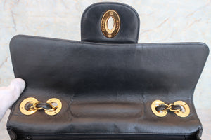 CHANEL/シャネル 中マトラッセシングルフラップチェーンショルダーバッグ ラムスキン ブラック/ゴールド金具 ショルダーバッグ 700060269