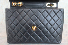 画像をギャラリービューアに読み込む, CHANEL/シャネル 中マトラッセシングルフラップチェーンショルダーバッグ ラムスキン ブラック/ゴールド金具 ショルダーバッグ 700060269
