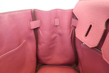 Load image into Gallery viewer, HERMES BIRKIN 30 Clemence leather Bois de rose □O Engraving Hand bag 600090128
