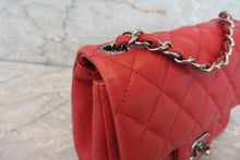 画像をギャラリービューアに読み込む, CHANEL/シャネル ミニマトラッセシングルフラップチェーンショルダーバッグ ラムスキン レッド/シルバー金具 ショルダーバッグ 700050239
