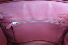 Load image into Gallery viewer, HERMES BIRKIN 30 Clemence leather Bois de rose □O Engraving Hand bag 600090128
