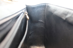 CHANEL/シャネル 中マトラッセシングルフラップチェーンショルダーバッグ ラムスキン ブラック/ゴールド金具 ショルダーバッグ 700060269