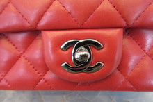 画像をギャラリービューアに読み込む, CHANEL/シャネル ミニマトラッセシングルフラップチェーンショルダーバッグ ラムスキン レッド/シルバー金具 ショルダーバッグ 700050239
