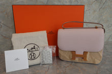 将图片加载到图库查看器，HERMES CONSTANCE3 MINI Chevre myzore goatskim Mauve pale U刻印 Shoulder bag 600090123
