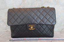 画像をギャラリービューアに読み込む, CHANEL/シャネル 中マトラッセシングルフラップチェーンショルダーバッグ ラムスキン ブラック/ゴールド金具 ショルダーバッグ 700060245
