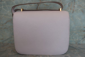 HERMES CONSTANCE3 MINI Chevre myzore goatskim Mauve pale U刻印 Shoulder bag 600090123