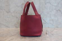 画像をギャラリービューアに読み込む, HERMES／エルメス ピコタンロックＰＭ トリヨンクレマンス ルビー □N刻印 ハンドバッグ 800020015
