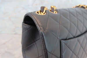 CHANEL/シャネル 中マトラッセシングルフラップチェーンショルダーバッグ ラムスキン ブラック/ゴールド金具 ショルダーバッグ 700060245