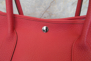 HERMES／エルメス ガーデンパーティPM ネゴンダ ブーゲンビリア □O刻印 トートバッグ 700030115