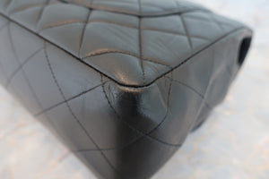 CHANEL/シャネル 中マトラッセシングルフラップチェーンショルダーバッグ ラムスキン ブラック/ゴールド金具 ショルダーバッグ 700060245