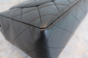 CHANEL/シャネル 中マトラッセシングルフラップチェーンショルダーバッグ ラムスキン ブラック/ゴールド金具 ショルダーバッグ 700060245