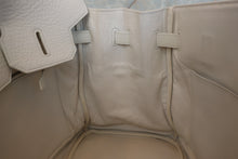 Load image into Gallery viewer, HERMES BIRKIN 35 Clemence leather White □F Engraving Hand bag 700110150
