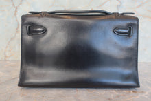 画像をギャラリービューアに読み込む, HERMES／エルメス ポシェットケリー ヴォーガリバー ブラック □I刻印 ハンドバッグ 700120250
