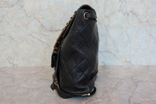Load image into Gallery viewer, CHANEL Matelasse chain back pack Lambskin Black/Gold hadware Back pack 800070100
